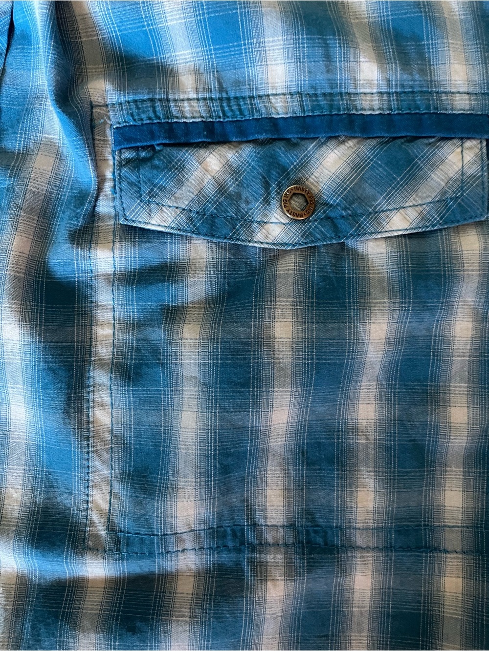 Nasty Pig Brighton Blue Snap-Up Shirt - Picture 3 of 5